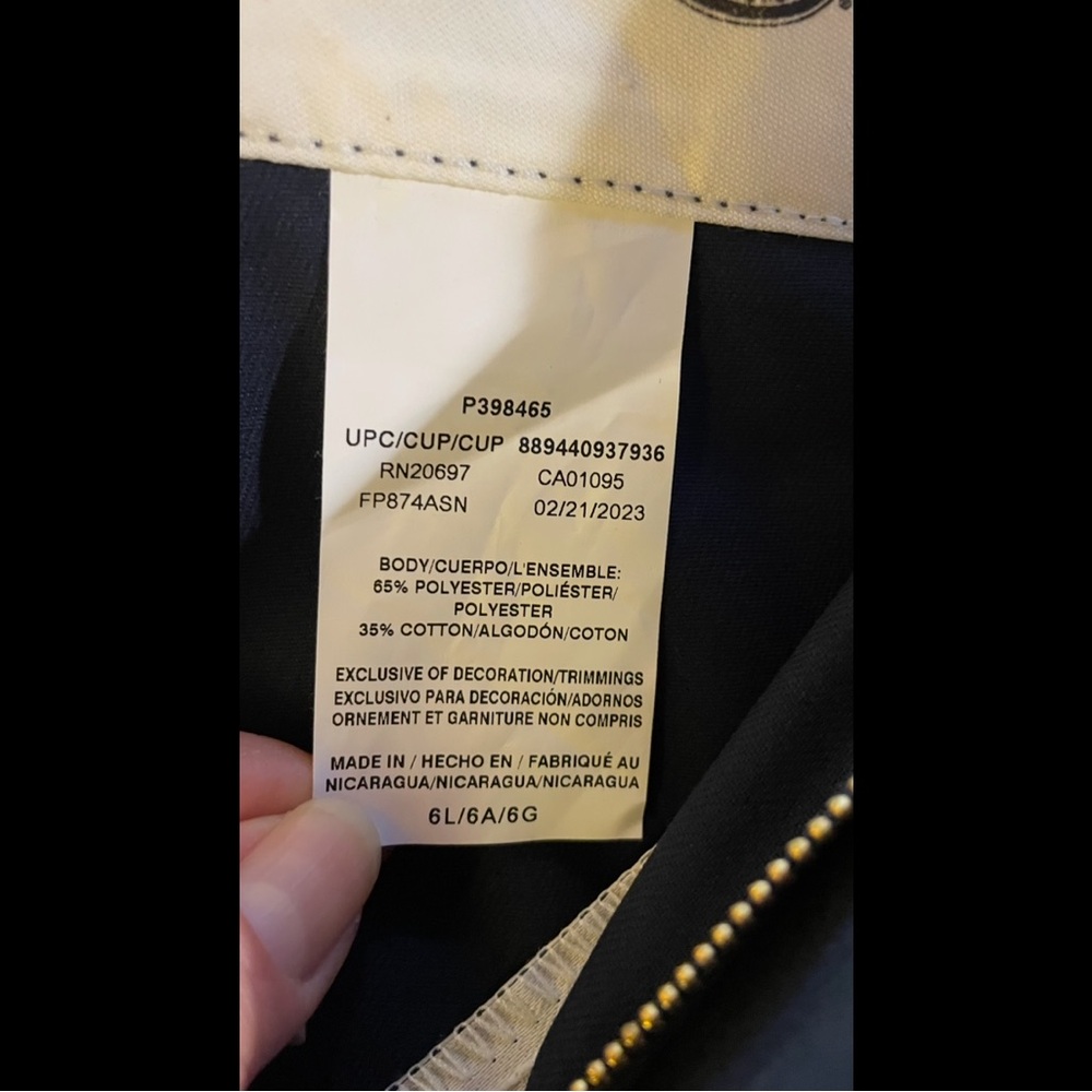 6 Long | Navy Blue | Dickie Women's Original 874 Work Pants | Straight Leg - Picture 7 of 11